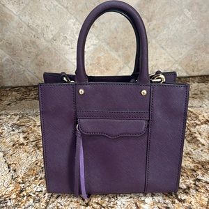 REBCCA MINKOFF MINI PURPLE TOTE